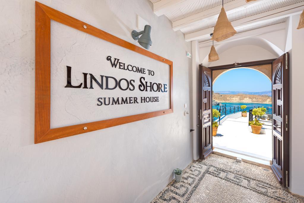 Lindos Shore Summer House With Jacuzzi And Sea View !!! Líndos Exterior foto