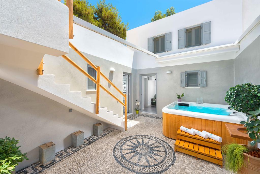 Lindos Shore Summer House With Jacuzzi And Sea View !!! Líndos Exterior foto