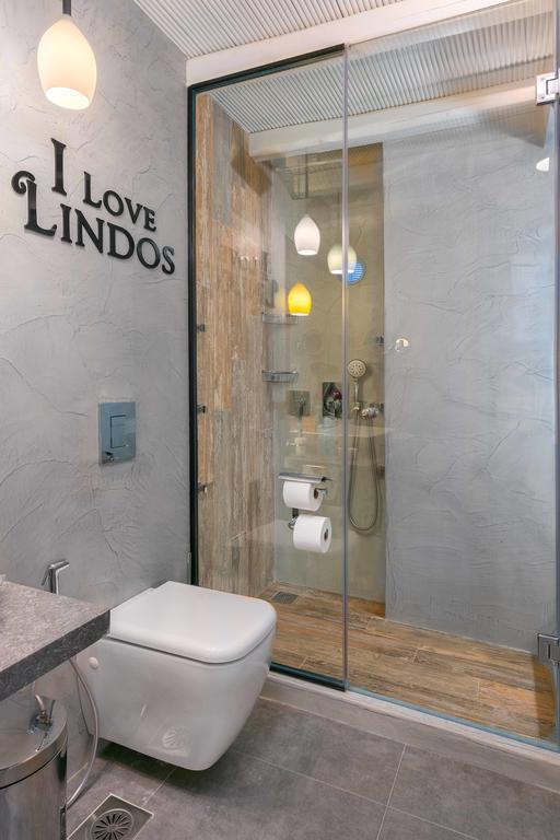 Lindos Shore Summer House With Jacuzzi And Sea View !!! Líndos Exterior foto