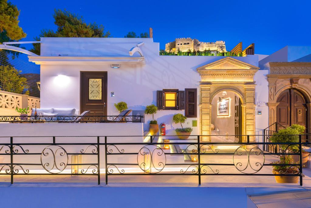Lindos Shore Summer House With Jacuzzi And Sea View !!! Líndos Exterior foto