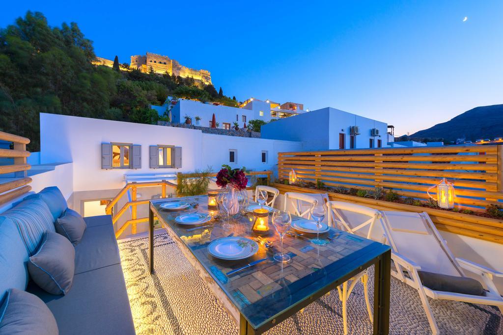 Lindos Shore Summer House With Jacuzzi And Sea View !!! Líndos Exterior foto