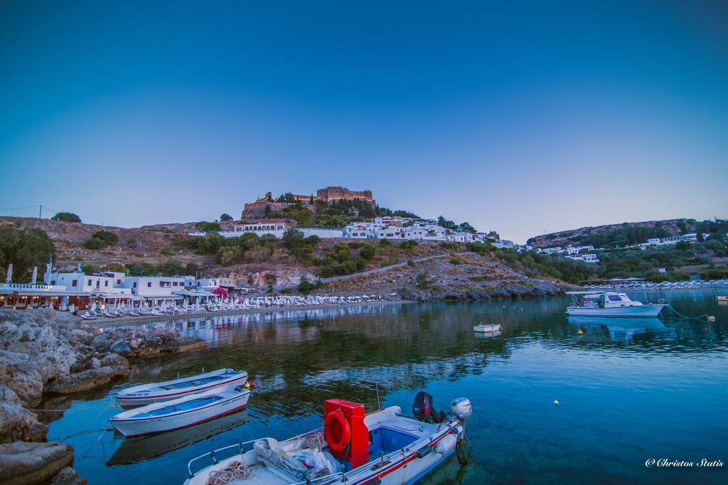 Lindos Shore Summer House With Jacuzzi And Sea View !!! Líndos Exterior foto