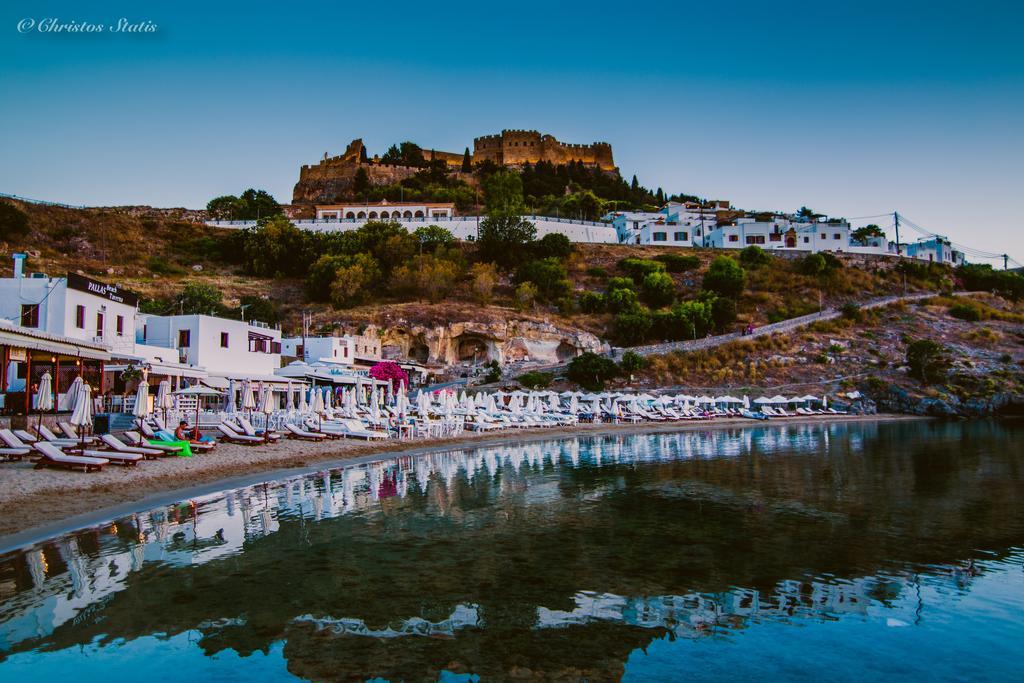 Lindos Shore Summer House With Jacuzzi And Sea View !!! Líndos Exterior foto